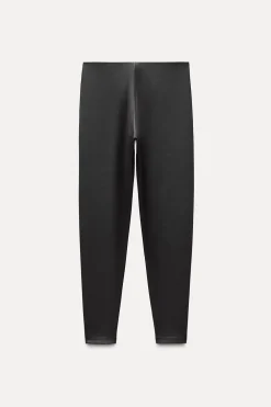 LEGGINGS ENCERADOS TIRO MEDIO