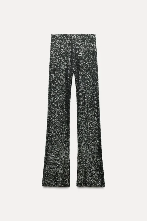 LEGGINGS FLARE LENTEJUELAS