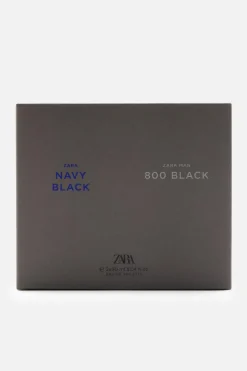 MAN NAVY BLACK + ZARA MAN 800 BLACK EDT 2X 90ML (3.0 FL. OZ)