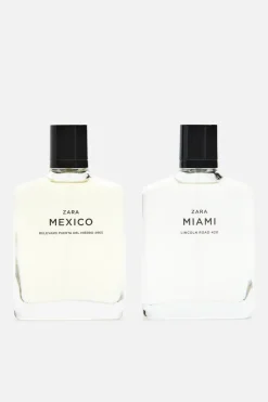 MIAMI LINCOLN ROAD 420 + MEXICO BULEVARD PUERTA DEL HIERRO 4965 EDP 2 X100ML (3.4 FL OZ. )
