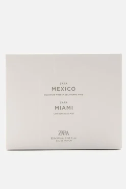 MIAMI LINCOLN ROAD 420 + MEXICO BULEVARD PUERTA DEL HIERRO 4965 EDP 2 X100ML (3.4 FL OZ. )
