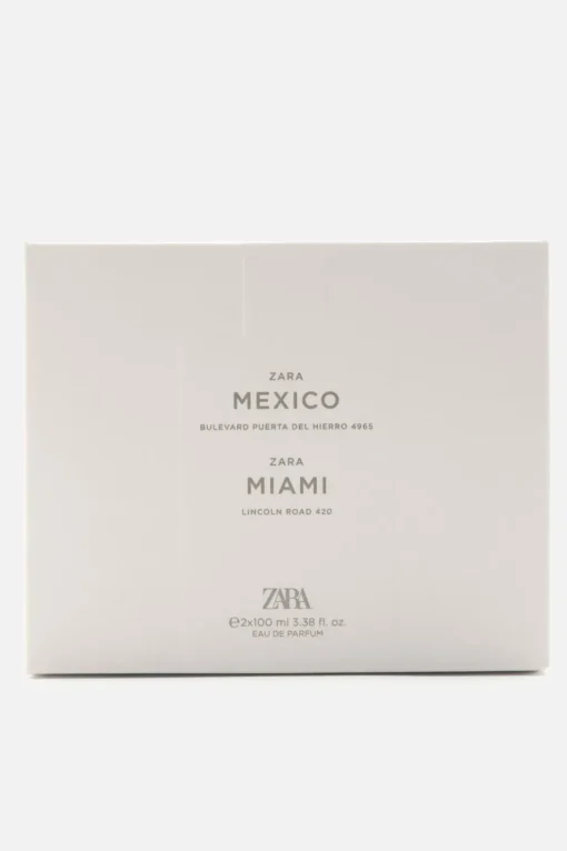 MIAMI LINCOLN ROAD 420 + MEXICO BULEVARD PUERTA DEL HIERRO 4965 EDP 2 X100ML (3.4 FL OZ. )