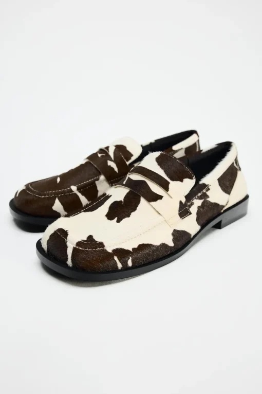 MOCASÍN ESTAMPADO ANIMAL PIEL