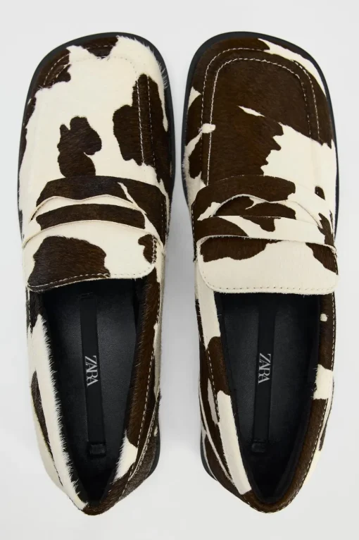 MOCASÍN ESTAMPADO ANIMAL PIEL