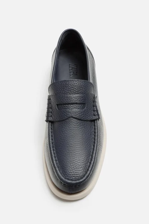 MOCASÍN PIEL ANTIFAZ