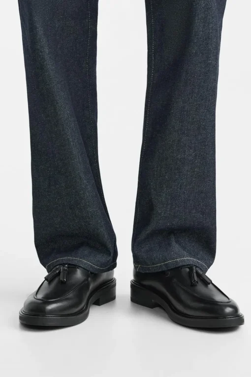 MOCASÍN PIEL BORLAS