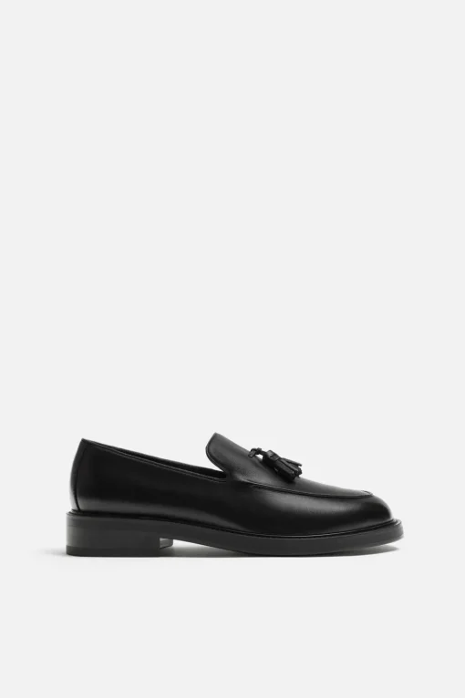 MOCASÍN PIEL BORLAS