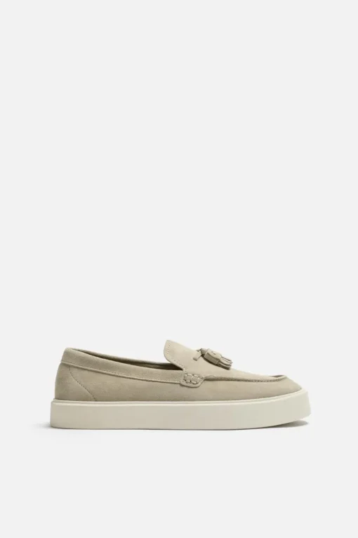 MOCASÍN PIEL BORLAS