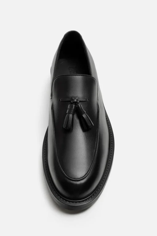 MOCASÍN PIEL BORLAS