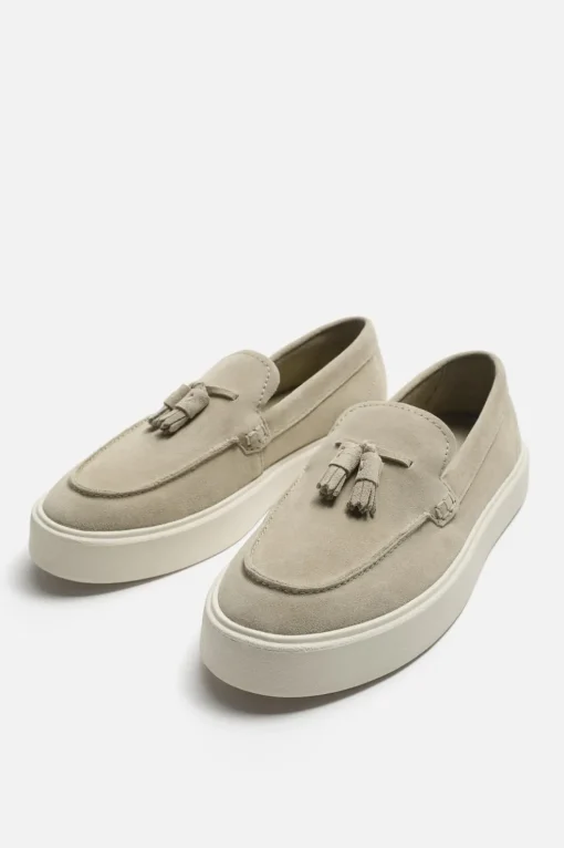 MOCASÍN PIEL BORLAS