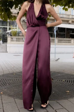 MONO LARGO HALTER FRUNCE