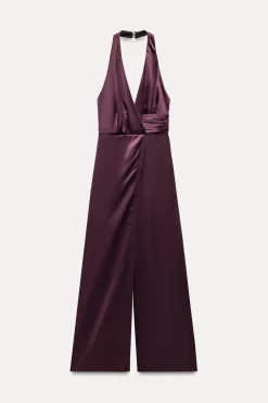 MONO LARGO HALTER FRUNCE