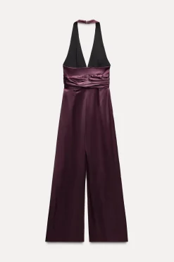 MONO LARGO HALTER FRUNCE