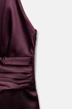 MONO LARGO HALTER FRUNCE