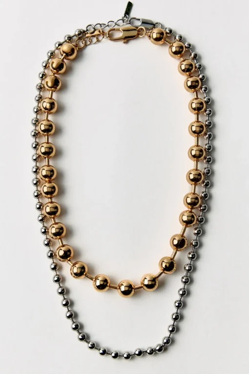 PACK 2 COLLARES PIEZAS BOLAS