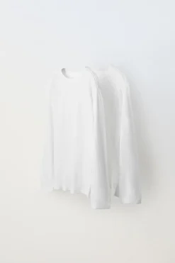 PACK DOS CAMISETAS LISAS MANGA LARGA