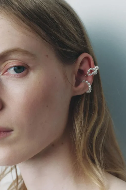 PACK PENDIENTES EAR CUFF PERLAS