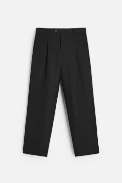 PANTALÓN ALGODÓN - LANA PLIEGUES