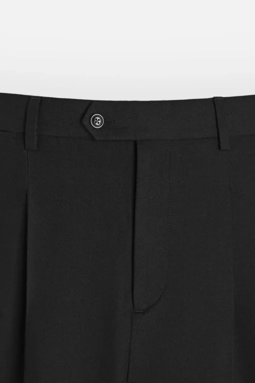 PANTALÓN ALGODÓN - LANA PLIEGUES