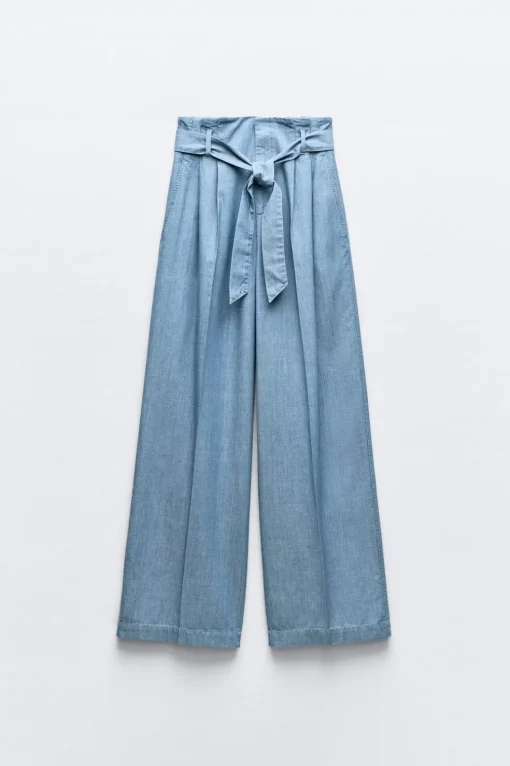 PANTALÓN ANCHO CINTURÓN