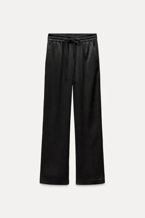 PANTALÓN ANCHO EFECTO ARRUGADO