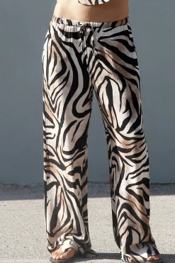 PANTALÓN ANCHO ESTAMPADO ANIMAL