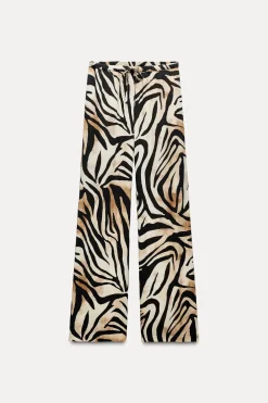 PANTALÓN ANCHO ESTAMPADO ANIMAL
