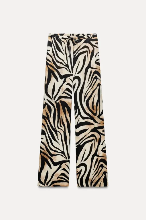 PANTALÓN ANCHO ESTAMPADO ANIMAL