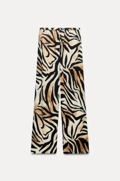 PANTALÓN ANCHO ESTAMPADO ANIMAL
