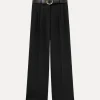 PANTALÓN ANCHO PINZAS CINTURÓN