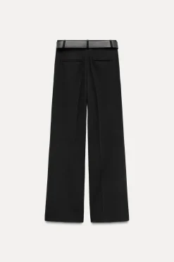 PANTALÓN ANCHO PINZAS CINTURÓN