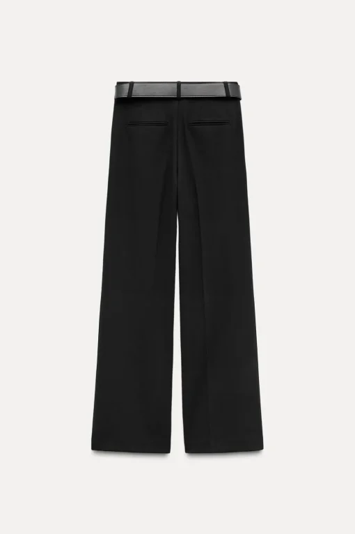 PANTALÓN ANCHO PINZAS CINTURÓN