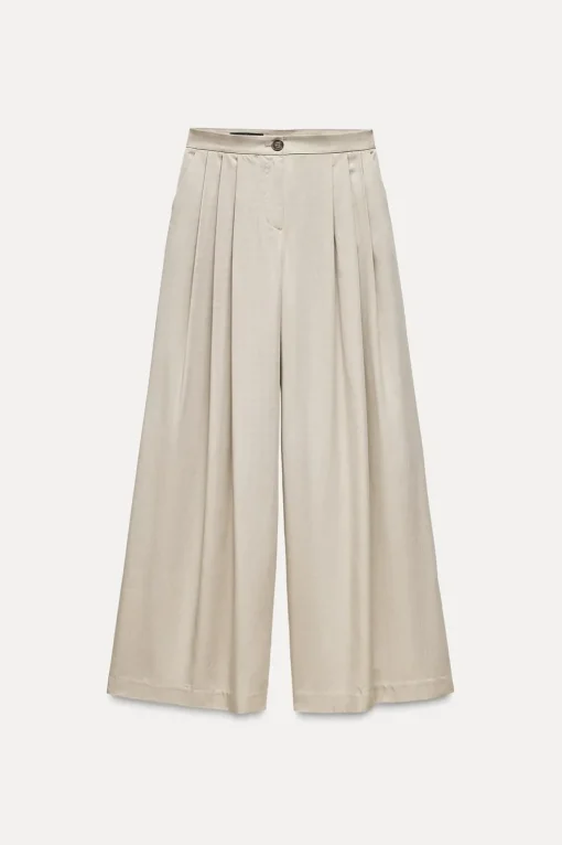 PANTALÓN ANCHO PLIEGUES