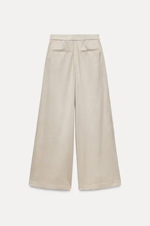 PANTALÓN ANCHO PLIEGUES