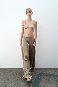 PANTALÓN ANCHO SATINADO
