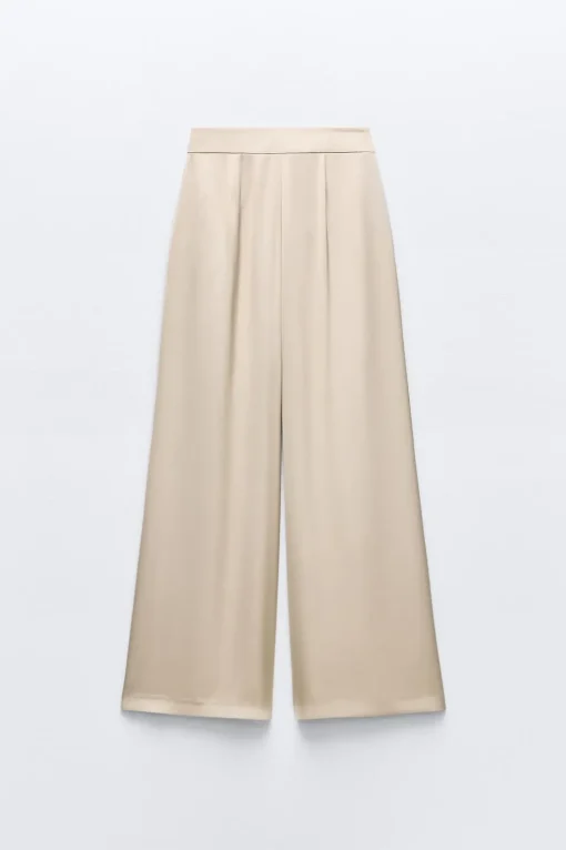 PANTALÓN ANCHO SATINADO
