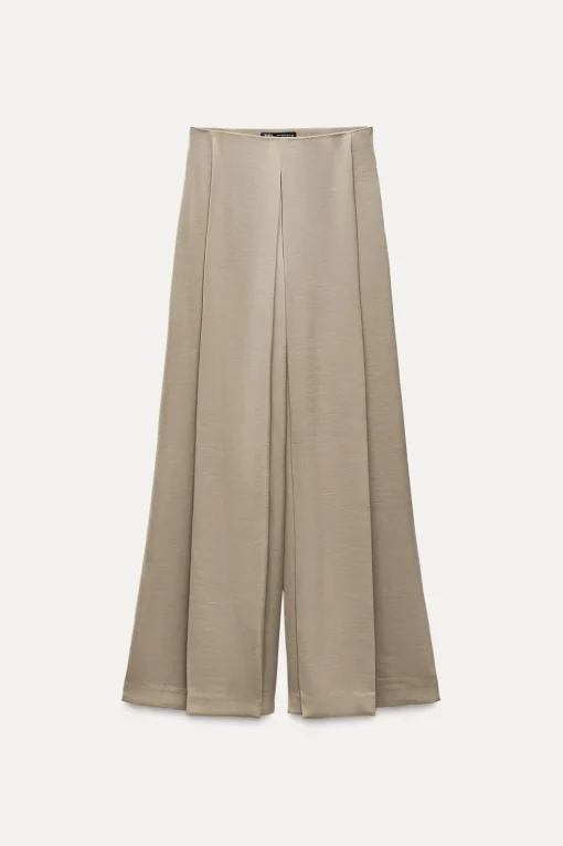 PANTALÓN ANCHO SATINADO