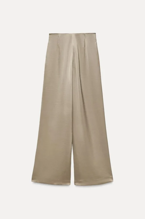 PANTALÓN ANCHO SATINADO