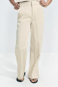 PANTALÓN ARRUGADO RECTO ZW COLLECTION
