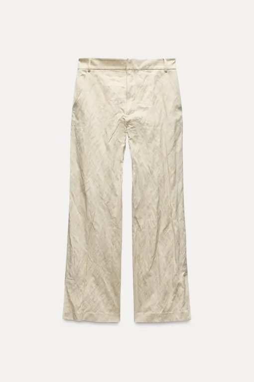 PANTALÓN ARRUGADO RECTO ZW COLLECTION