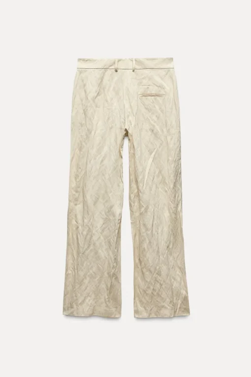 PANTALÓN ARRUGADO RECTO ZW COLLECTION
