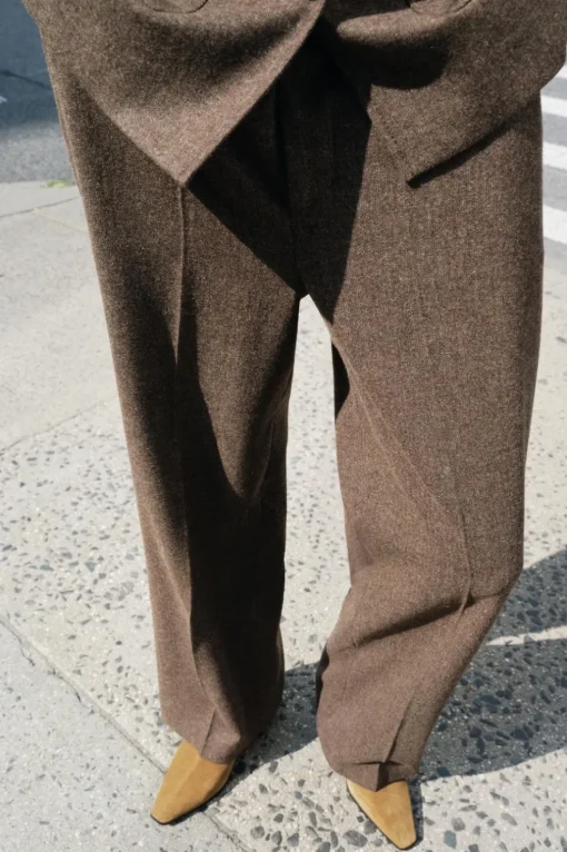 PANTALÓN BANDA LATERAL CON LANA ZW COLLECTION