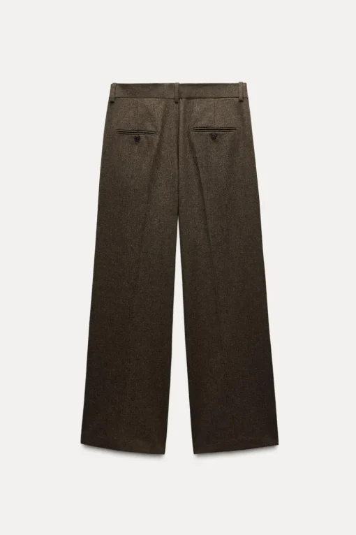 PANTALÓN BANDA LATERAL CON LANA ZW COLLECTION