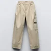 PANTALÓN BARREL BOLSILLO