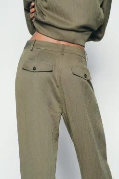PANTALÓN BOMBACHO EFECTO ARRUGADO