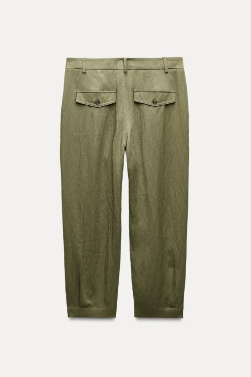 PANTALÓN BOMBACHO EFECTO ARRUGADO