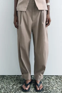 PANTALÓN BOTÓN BAJO ZW COLLECTION