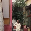 PANTALÓN BRILLO EFECTO ARRUGADO