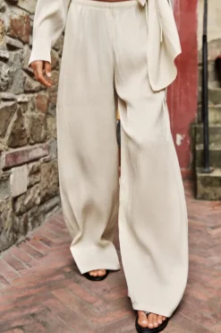 PANTALÓN BRILLO EFECTO ARRUGADO