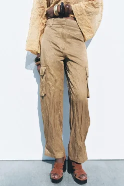 PANTALÓN CARGO ARRUGADO ZW COLLECTION